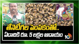 తేనెటీగల పెంపకంతో.. ఏడాదికి రూ. 5 లక్షల ఆదాయం | Yearly 5 lakh Profit With Honey Bee | Matti Manishi