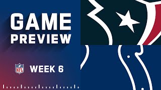 Houston Texans vs. Indianapolis Colts | Week 6 NFL Game Preview