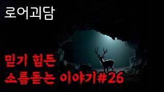 [로어괴담]믿기 힘들지만 설득력 있는 이야기 #26  l 로어괴담ㅣ공포라디오ㅣ무서운이야기ㅣ오디오북ㅣ괴담전문업체