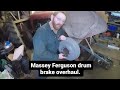 Vintage Thursday. Massey Ferguson drum brake reline. Part 2.