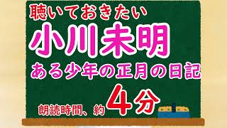 【青空文庫】小川未明の「ある少年の正月の日記」を字幕付き４分で見る【CeVIO朗読】