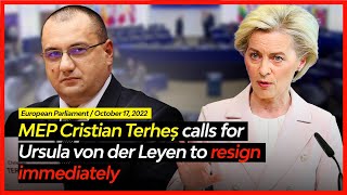 MEP Cristian Terhes calls for the immediate resignation of Ursula von der Leyen