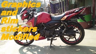 apache rtr 160 stickers kit online
