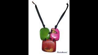 Tagua Nut Necklace Set