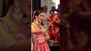 Bride Performs a Beautiful Dance at the Sangeet! - Indian Wedding