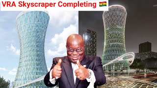 Prez. Akuffo Addo’s New $300M VRA Skyscraper Completing Ghana 🇬🇭