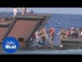 Royal Navy rescue 369 migrants in the Mediterranean Sea - Daily Mail