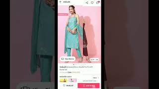 Strap kurti set🤩 #myntra #youtubeshorts #viral @manisha_sahani22 #fukrainsaan @Jiyashankar417