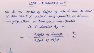 Ray optics | Physics | Class 12| Pyq| magnification of a spherical mirror | magnification | Neet|Jee