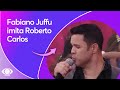 Fabiano Juffu imita Roberto Carlos no Faustão Na Band