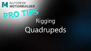 MotionBuilder ProTips - Rigging - Quadrupeds