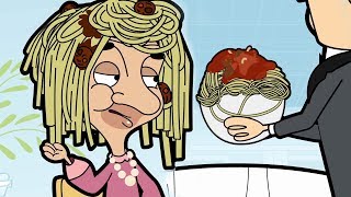Spaghetti Bean | Funny Clips | Mr Bean Cartoon World