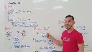 Gravimetria   - Correção Exercício nº 3 - Química Analítica  - Prof. Marcinho Lima