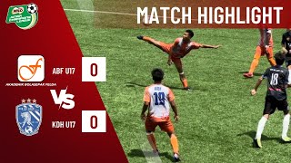 HIGHLIGHTS MILO JUNIOR CHAMPIONS LEAGUE | ABF U17 [0] - [0] KDH U17 | 12.03.2023