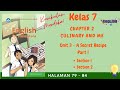 Kurikulum Merdeka Kelas 7 Bahasa Inggris Chapter 2 | Unit 3 Secret Recipe - Part 1 | Halaman 79 - 84