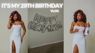 VLOG: GRWM for my 29TH BIRTHDAY! Hair, nails, + photoshoot BTS, emotional breakdown \u0026 BIG SURPRISE!