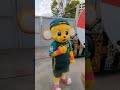 【ウル虎ユニのキー太くん】なかなかお似合いです😊今日は雨の心配ないからね☺️また応援頑張りましょ〜♪ 阪神タイガース キー太 ウル虎ユニフォーム 阪神甲子園球場