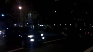 Crazy Honking in Downtown SF after GIANTS World Series Win