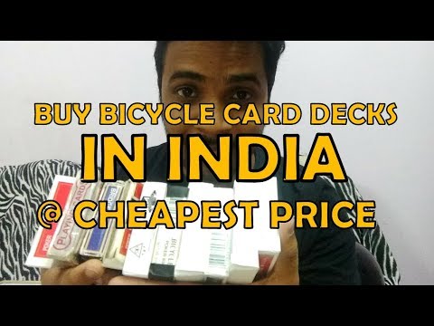 Cheapest Bicycle decks in India for magic (hindi)| Best playing cards in India| hindi Cheapest Bicycle decks in India for magic (hindi)| Best playing cards in India| hindi