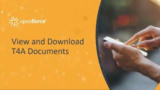 View & Download T4A Documents - Openforce