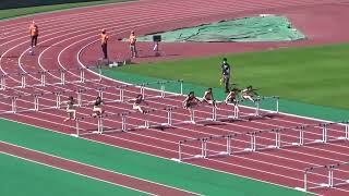 女子グランプリ100ｍH1組_第35回南部忠平記念陸上_20220710