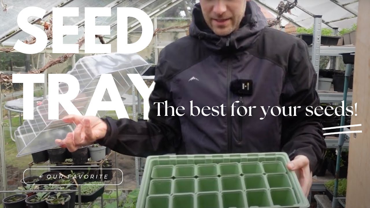 BEST Seed Starting Trays. Ever. | The Perennial Garden - YouTube