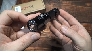 WowTac A1S Flashlight Kit Review