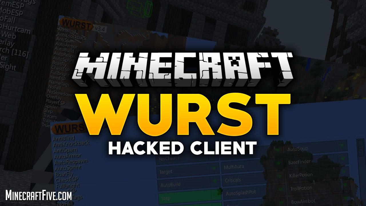 Minecraft Hack client. Картинка Wurst читы. Wurst 1.16.5. Майнкрафт клиент мини играми. Hack client
