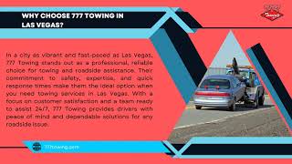 Expert Towing Las Vegas Why Professional Help Matters
