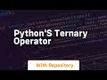 Python's ternary operator