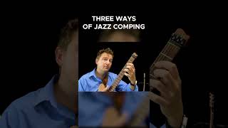 Jazz Guitar Comping in 3 Ways | #shorts #jazzguitar #jazzchords #shells