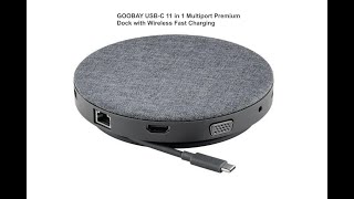 Goobay 11 in 1 USB-C Premium Dock \u0026 Wireless Charger  - Unboxing