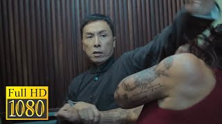 IP Man vs Thai boxer in the elevator in the movie IP MAN 3 (2015)