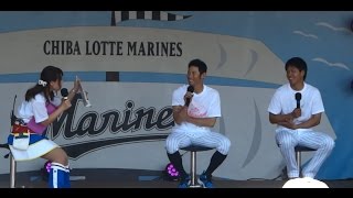 荻野貴司選手・佐々木千隼選手トークショー【スーパーレディースデー 2017.05.21】