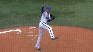 初登板！小園健太 2021年ドラフト1位 完璧なピッチングでガッツポーズ！オープン戦 横浜DeNAベイスターズvs埼玉西武ライオンズ