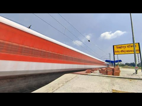 MEGA COMPILATION OF HIGH SPEED LHB TRAINS IN HOWRAH- BURDWAN CHORD - A ...