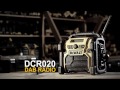 dewalt dcr020 xr dab fm jobsite radio