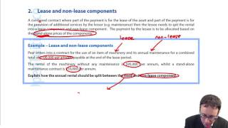 ACCA P2 Lease and non-lease components