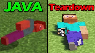 java vs teardown