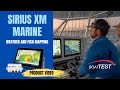 Sirius XM Marine Weather and Fish Mapping (2023) Video by Boattest.com