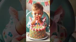 Crying in Front of Cake: Why Does It Hurt So Sweet #bab#babyboy #viralbaby