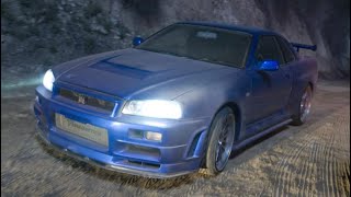 Fast and Furious (2009) - All “Blue Skyline GTR-R34” Scenes | Paul Walker/Brian O’Conner [HD]