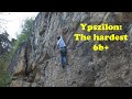 Climbing in Hungary: Ypszilon 6B+, Francia-bánya