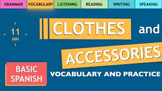 32 keywords to talk about clothing and accessories in Spanish / Ropa y accesorios en español