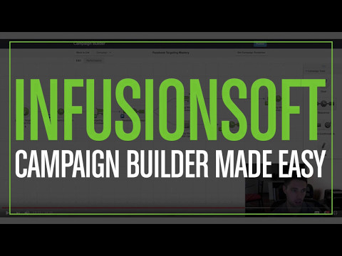 Infusionsoft Campaign Builder Made Easy (Part 1) Infusionsoft Campaign Builder Made Easy (Part 1)