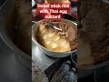 ข้าวเหนียวสังขยา sweet sticky rice with thai egg custard streetfood thailand yummy sweet