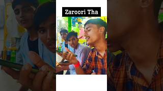 Zaroori Tha - Singing in Public - Public Reaction #shorts #publicreaction #trending #viral