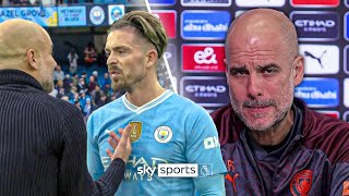 'I do it for the cameras. For my ego' 🙄 | Pep RESPONDS to treatment of Jack Grea