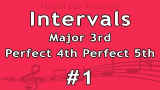 Ear Training Exercise - Intervals: Major 3rd, Perfect 4th, Perfect 5th #1