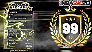NBA 2K20 - THE FASTEST WAY TO REACH 99 OVERALL (FASTEST WAY TO INCREASE YOUR OVERALL AND REP)